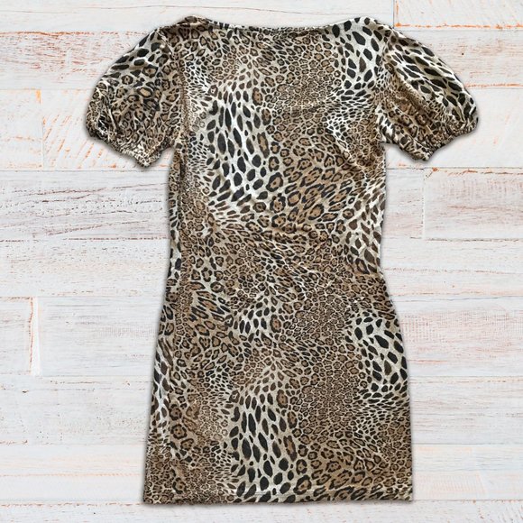 CACHÉ Leopard-Print Sexy Bodycon Dress 🐆 - Picture 3 of 8